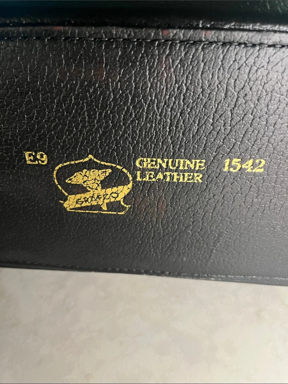 Vintage  Grafco Black Leather Doctor Physician Medical Bag Satchel E9 1542